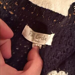 Full Circle Trends Women's Navy Cardigan